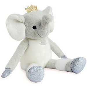 Histoire d'Ours Pluche dier olifant pailletten - 35 cm - Olifant Elfy - Grijs - Kindergeschenk - De kleine Twist - HO2851