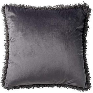 Dutch Decor Saara Kussensloop Charcoal Gray 45 x 45 cm