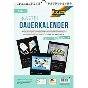 Folia 23601 - Kalender met spiraalbinding, DIN A4, zwart