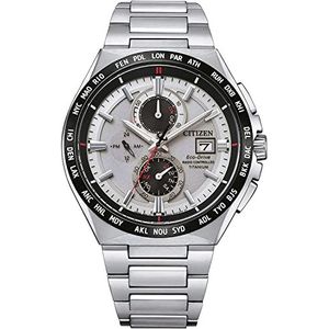 Citizen Heren chronograaf Eco-Drive titanium horloge, grijs., Armband