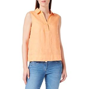 s.Oliver Mouwloze blouse Mouwloze blouse Dames, Oranje