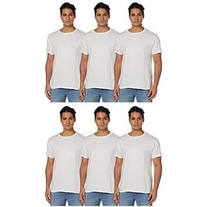 Hanes t-shirt mannen, Wit.