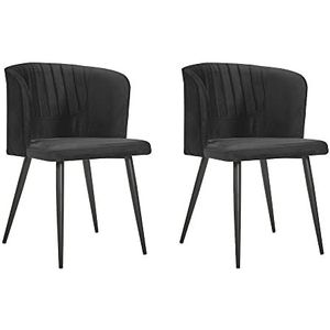 Soof&Tess Siena Dining Chair, noir, taille unique