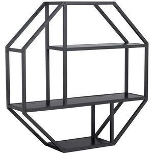 AC Design Furniture Jörn wandrek achthoek metaal zwart 77 x 77 x 20 cm