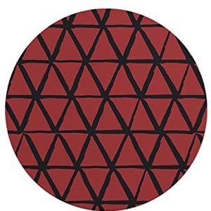 Questo Casa, Ronde muismat met antislip onderkant voor kantoor en thuis, diameter 22 cm