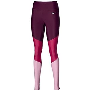 Mizuno Lange panty voor dames, perzisch rood