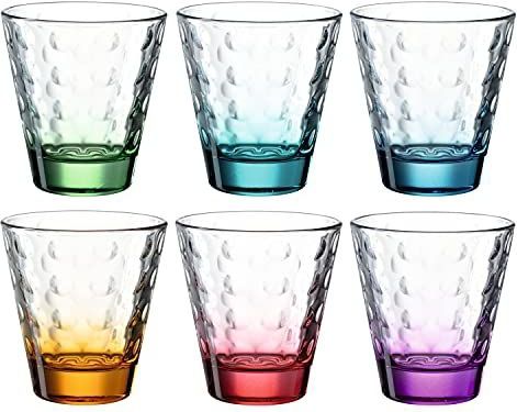 Leonardo Optic Waterglas - 6 stuks assorti