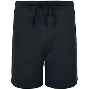 Urban Classics Boys Basic Sweatshorts voor jongens, trainingsbroek, zwart.