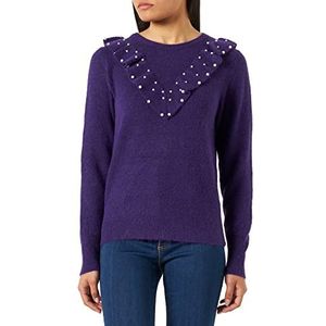 ICHI Ihmacon Ls4 damessweater, 1937501/Violet Indigo Melange