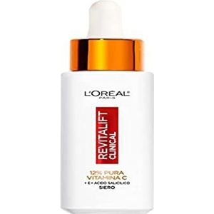 L'Oréal Paris Gezichtsserum 12% Pure Vitamine C, voor een helderdere huid en minder zichtbare poriën, Revitalift Clinical, 30 ml
