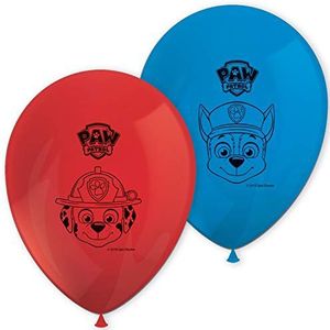 Set van 8 bedrukte Paw Patrol latexballonnen