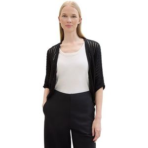 TOM TAILOR 1041592 gebreid damesvest (1 stuk), 14482 - Deep Black