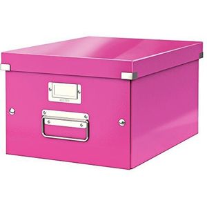Leitz Click And Store, opbergbox, A4, 60440023, medium, roze
