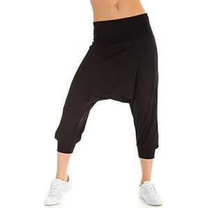 Winshape WBE7 3/4 trainingsbroek voor dames, uniseks, dans, fitness, vrije tijd, sport, zwart.