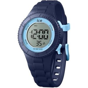 Ice-Watch - ICE digit - Unisex horloge met kunststof band, Blauw, Armband