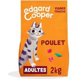 Edgard & Cooper Natuurlijk kattenvoer zonder granen, premium gezonde en evenwichtige voeding (nieuw – volwassenen kip, 2 kg)