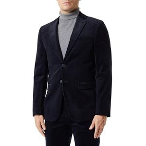 Selected Homme Slhslim-BOE Corduroy BLZ B Noos Blazer voor heren, Dark Sapphire