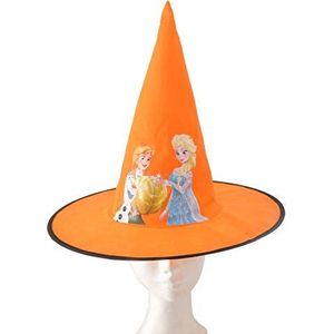 Ciao - Heksenhoed van stof Basic Disney Frozen Halloween accessoires voor kinderen, geel, één maat, 31353