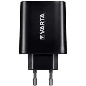 VARTA Wandoplader met USB type C, 3 USB-poorten: 1 x USB type C 3,0 A en 2 x USB A 2,4 A