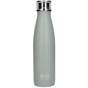 BUILT Perfect Seal waterfles met dubbelwandige vacuüm-isolatie, roestvrij staal, 480 ml