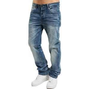 Brandit slim jeans voor heren, Denim blauw