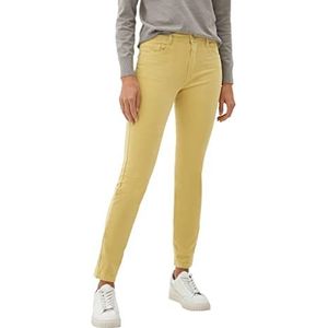 s.Oliver Women's 2122170 Corduroy Broek Slim Fit, Geel, 44/32, 46, Geel, Geel.