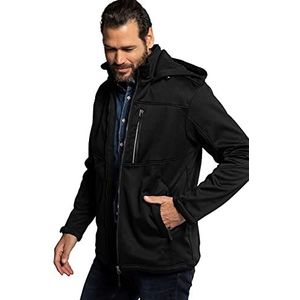 JP 1880 Veste softshell pour homme - Grandes tailles - Coupe-vent - Imperméable - Jusqu'à 8XL - 714279, Noir, 3XL taille tall