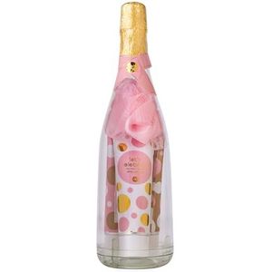 accentra - LET'S CELEBRATE geschenkdoos in herbruikbare geschenkdoos (fles in champagne-look) voor ontspanning voor vrouwen voor verjaardag of Kerstmis 4-delig