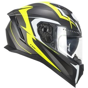 CGM Integraalhelm 311G BLAST SPORT zwart neongeel mat, L (59cm)