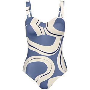 Triumph Summer Allure OPD Maillot de bain une pièce pour femme, combinaison bleue, taille 46C, Combinaison bleue, 46 / C