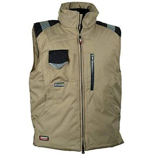Cofra V013-0-00A.Z60 Polar vest, buitenmateriaal: 72% polyester, 28% polyurethaan; vulling: 100% polyester; voering: 100% polyamide touw/zwart, maat 60