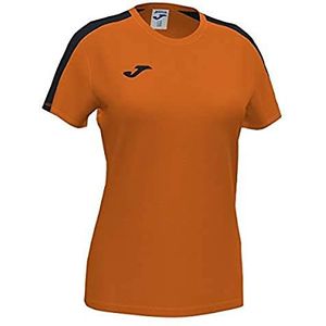 Joma Academy T-shirt met korte mouwen, jongens, oranje-zwart, XXXS