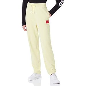 HUGO Dachibi_redlabel dames jersey broek, lichtgeel/pastel 745, regular fit, lichtgeel/pastel 745, XXL, lichtgeel/pastel 745