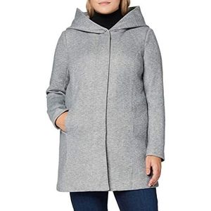 Only Carmakoma Carsedona Light Coat OTW jas, lichtgrijs gemêleerd, XL dames