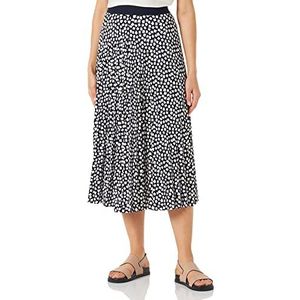 TOM TAILOR Maxi Rock dames, 30350 - geometrisch design, marineblauw, 38, 30350 – geometrisch design, marineblauw