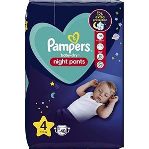 PAMPERS Baby-Dry Night Pants voor de nacht, maat 4-40 luiers