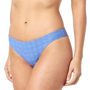 women'secret Ensemble bikini pour femme avec broderie bleue, Imprimé Bleu, XS