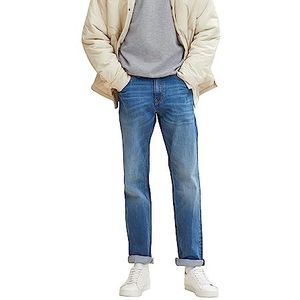 TOM TAILOR Josh Regular Slim Jeans voor heren, 10119, blauw denim used, 30 W/30 L, 10119 - Denim Blauw Used