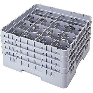 Cambro Camrack®, 16S1114151, glazen rek met 16 vakken