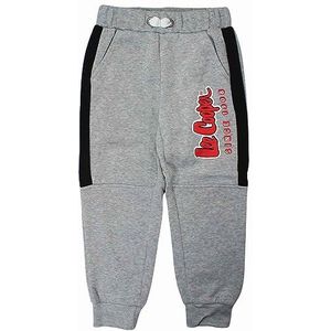 Lee Cooper Pantalon de survêtement Garçon, Gris, 8 ans