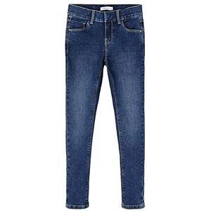 NAME IT Skinny fit jeans voor meisjes, donkerblauw denim