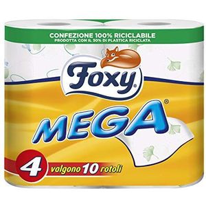 Foxy mega toiletpapier, 4 rollen