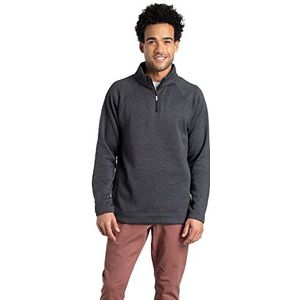 Fruit of the Loom Pull en Polaire à Fermeture Éclair Un Quart Pullover Homme, gris, M