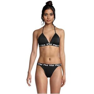 FILA Bikini triangle fendu pour femme, Noir, S