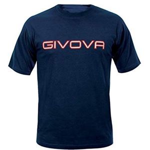 givova Spot Unisex T-shirt met korte mouwen, voor volwassenen (Pacco de 1), Blauw