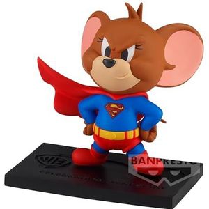 Banpresto Actiefiguur Jerry Superman Tom and Jerry WB100Th Anniversary 8 cm BP88743P, meerkleurig
