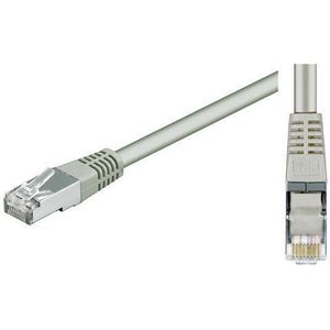 Ligawo ® Cat5e patchkabel, 5 m, F/UTP - netwerkkabel voor DSL Ethernet LAN Network PS3-console Wii - 8-aderig RJ45 grijs AWG 26/7 FTP