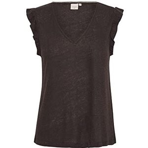 Cream Crluna Jersey Dames T-Shirt, Java