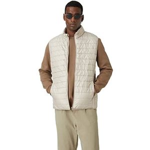 Koton Gilet à col haut pour homme, Gris (031), L