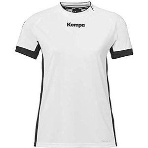 Kempa Prime Shirt Dames Dansshirt Vrouwen, Wit/Zwart